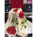 Pur Silk Flower Scarf